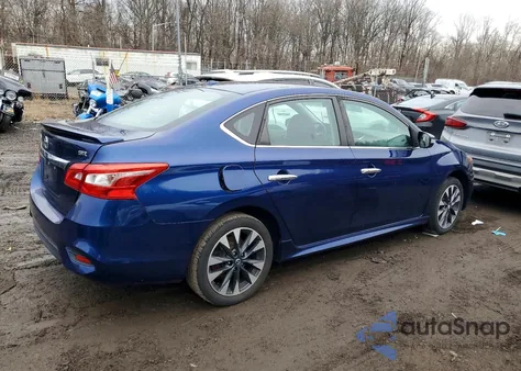 2019 Nissan Sentra S z USA, uszkodzony, nr VIN 3N1AB7AP4KY377932